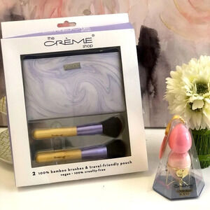 New! Vegan the crème shop makeup Brush set!